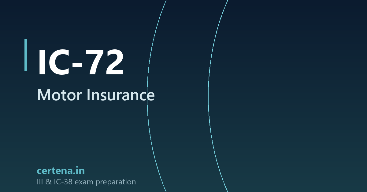 IC-72 Motor Insurance