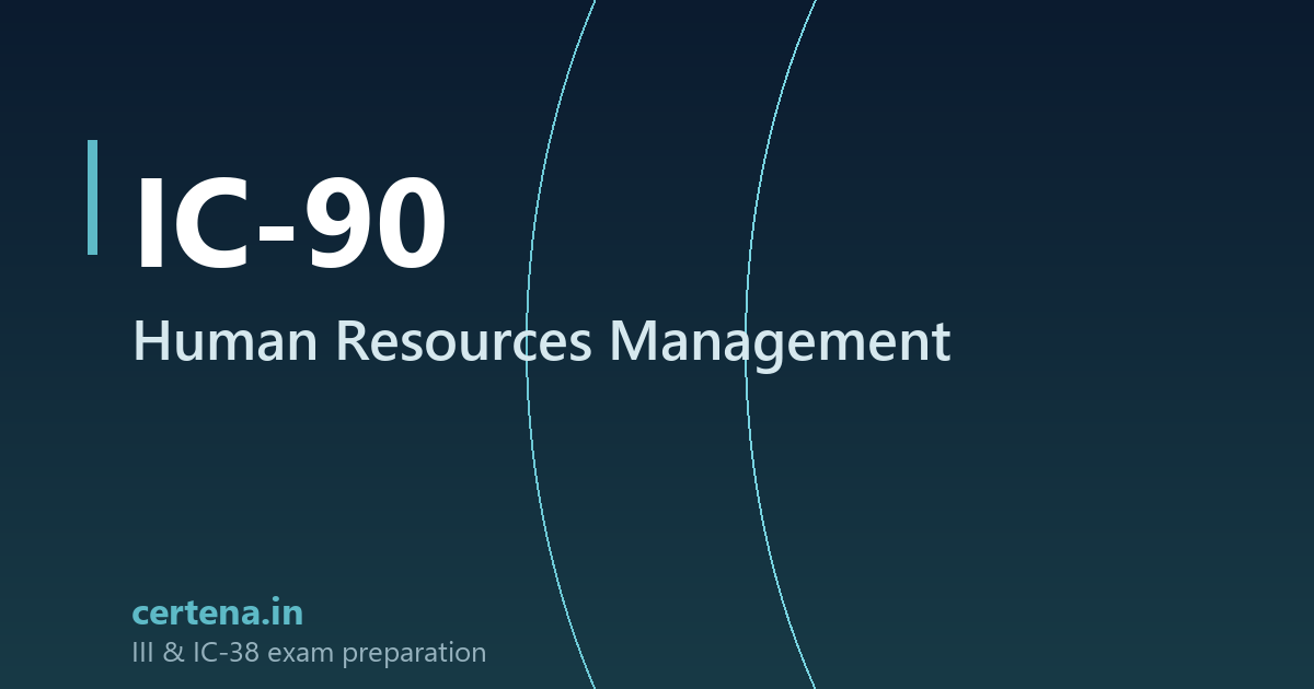 IC-90 Human Resources Management